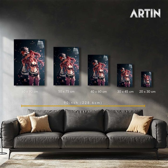 Simon & Yoko Custom Metal Print | Gurren Lagann | Artinistik