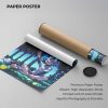 Killua zoldyck custom paper print with vibrant anime artwork
