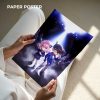 Anya & Conan custom paper print with vibrant anime artwork