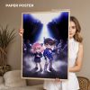 Anya & Conan custom paper print with vibrant anime artwork
