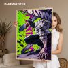 Chainsaw Man custom paper print with vibrant anime artwork