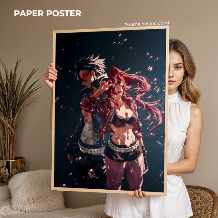 Simon & Yoko Custom Metal Print | Gurren Lagann | Artinistik