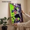 Chainsaw Man custom paper print with vibrant anime artwork