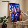 Gojo & Geto custom paper print with vibrant anime artwork