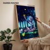 Killua zoldyck custom paper print with vibrant anime artwork