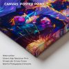 Gojo & Geto custom canvas print with vibrant anime artwork