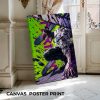 Chainsaw Man custom canvas print with vibrant anime artwork