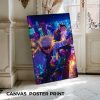 Gojo & Geto custom canvas print with vibrant anime artwork