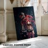 Simon & Yoko custom canvas print with vibrant anime artwork