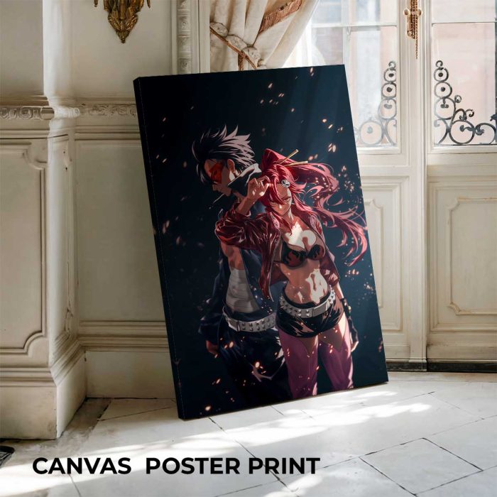 Simon & Yoko Custom Metal Print | Gurren Lagann | Artinistik