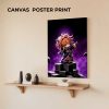 Anya Forger custom canvas print with vibrant anime artwork