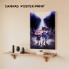 Anya & Conan custom canvas print with vibrant anime artwork