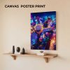 Gojo & Geto custom canvas print with vibrant anime artwork