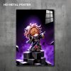 Anya Forger custom metal print with vibrant anime artwork