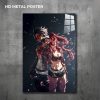 Simon & Yoko custom metal print with vibrant anime artwork