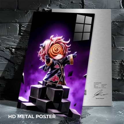 Anya Forger custom metal print with vibrant anime artwork