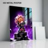 Anya Forger custom metal print with vibrant anime artwork