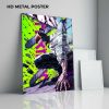 Chainsaw Man custom metal print with vibrant anime artwork