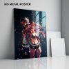 Simon & Yoko custom metal print with vibrant anime artwork