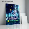 Killua zoldyck custom metal print with vibrant anime artwork